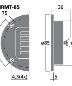 AIRMT-85 TWEETER A NASTRO 20W 4 OHM