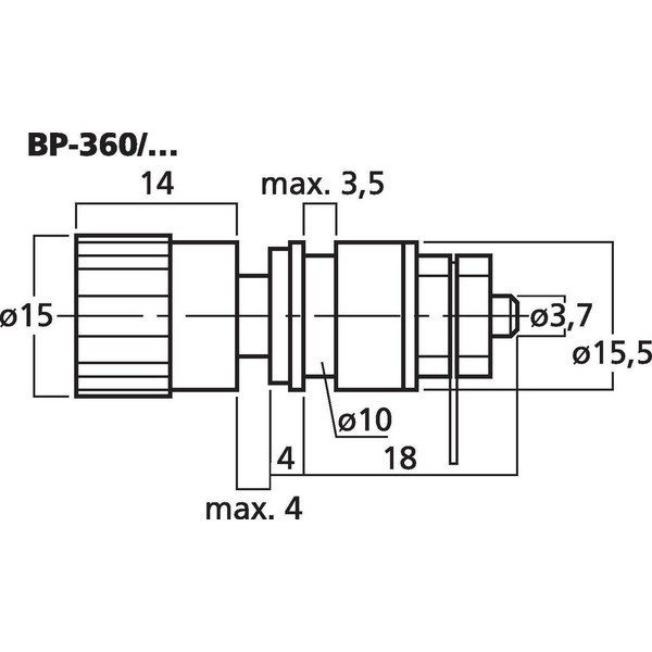 BP-360/RT MORSETTO PER ALTOPARLANTI