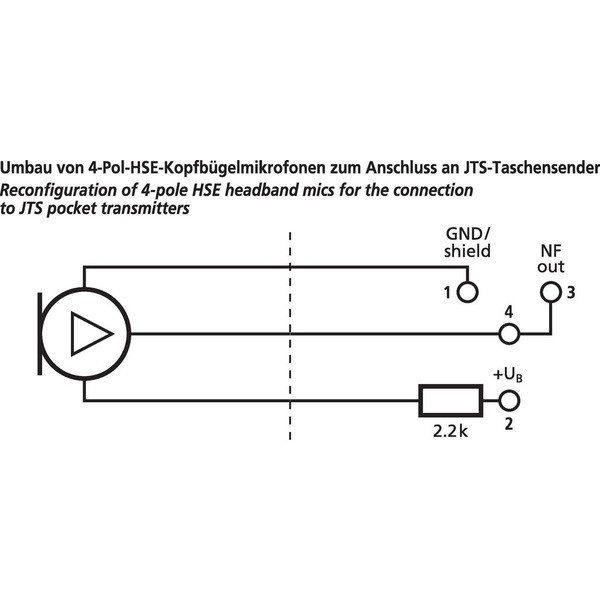 HSE-120 MICROFONI HEADSET CAPSULA BACK ELETTRETE