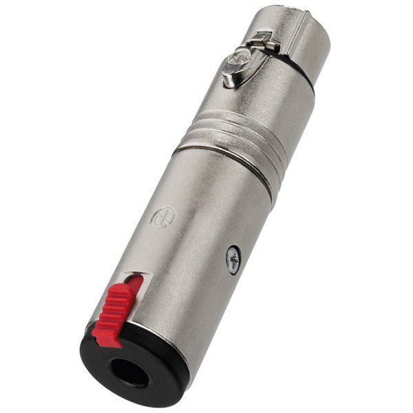 NA-3FJ ADATTATORE NEUTRIK XLR/JACK FEMMINA STEREO 6,3MM