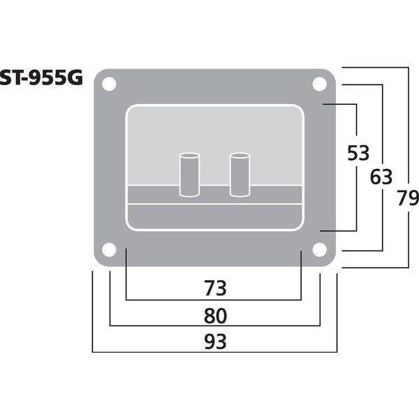 ST-955G MORSETTIERA PER ALTOPARLANTI