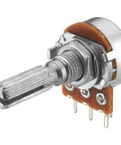 VRA-141M10 POTENTIOMETER, MONO, 10 KOHM, LOG., 41 CLICKS