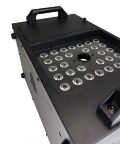 GEYSER MACCHINA DEL FUMO CON GETTO VERTICALECON 30 LED MULTICOLORE