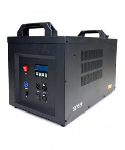 GEYSER MACCHINA DEL FUMO CON GETTO VERTICALECON 30 LED MULTICOLORE