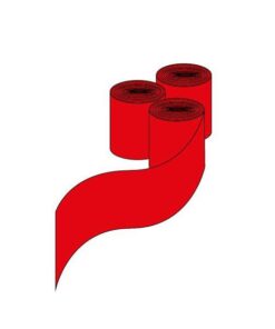 S10-RJ FILANTI IN CARTA DA 10M COLORE ROSSO