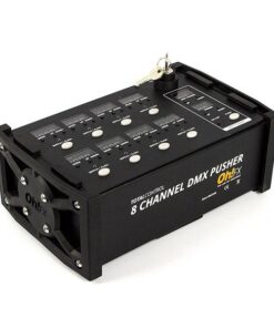 TC-105 CONTROLLER FX 8 CANALI DMX. 3 FUNZIONI PER CANALE " PUSCHER/SWICHT E F