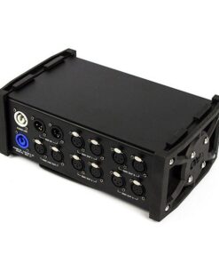 TC-107 DISTRIBUTORE 4 CANALI DMX. CONNETTORI XLR 3 E 5 POLI NEUTRIK