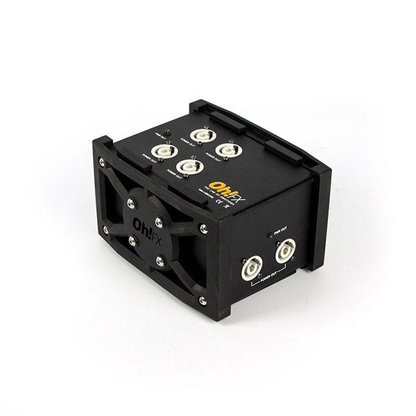 TC-111 SPLITTER POWERCON 6 USCITE. CONNETTORI POWERCON NEUTRIK