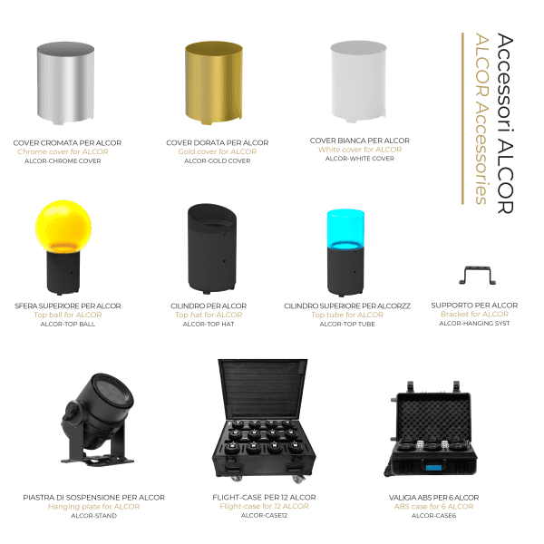 ALCOR FARETTO A BATTERIA IP65 3X20W RGBL