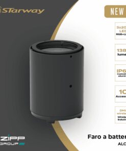 ALCOR FARETTO A BATTERIA IP65 3X20W RGBL