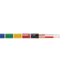 C121 PIATTINA SCHERMATA DIVISIBILE 2 X 0,25- NERA - 100 M
