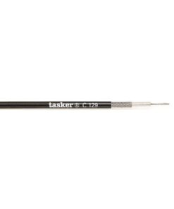 C129 CAVO MICROFONICO SBILANCIATO1 X 0,35 MM² - NERO - 100 M