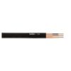 C180 PIATTINA SCHERMATA DIVISIBILE 3 X 0,14- NERA - 100 M
