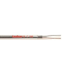 C196 CAVO MICROFONICO SBILANCIATO 2 X 0,50MM² - TRASPARENTE - 100 M