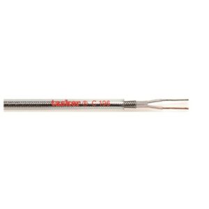 C196 CAVO MICROFONICO SBILANCIATO 2 X 0,50MM² - TRASPARENTE - 100 M