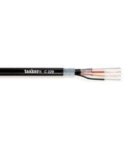 C229 CAVO MULTIPOL. 1 X 0,08 (75) + 2 X 0,22+ 1 X 0,22 MM² - NERO - 100 M
