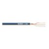 C280 CAVO MICROFONICO BILANCIATO 2 X 0,22 MM²- BLU - 100 M