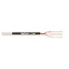 C286/BI CAVO MICROFONICO BILANCIATO 2 X 0,22 MM²- BIANCO - 100 M
