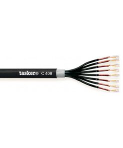 C408 CAVO MULTICOPPIA SING. SCHERMATO 8 X 2 X0,22 MM² - NERO - 100 M