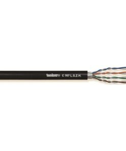 C707LSZH CAVO LAN 5e U.T.P. IN L.S.Z.H. 4 X 2 X0,22 MM² - NERO - 305 M
