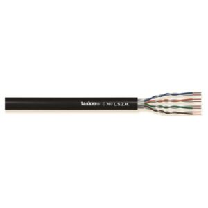 C707LSZH CAVO LAN 5e U.T.P. IN L.S.Z.H. 4 X 2 X0,22 MM² - NERO - 305 M