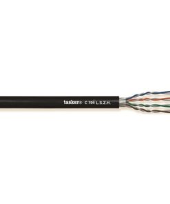 C708LSZH CAVO LAN 5e U.T.P. IN L.S.Z.H. 4 X 2 X0,14 MM² - NERO - 305 M