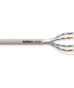 C718LSZH CAVO LAN 6A F.T.P. 4 X 2 X 0,25 MM²- GRIGIO - 100 M
