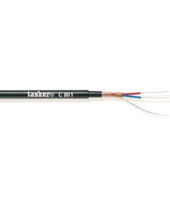 C801 CAVO DMX AUDIO DIGITALE 110 Ohm 2 X 0,22- DOPP. GUAINA - NERO - 100 M