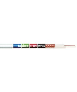 RG59FLEX/VE CAVO COASSIALE VIDEO 75 Ohm EXTRA-FLEX1 X 0,22 MM² - VERDE - 100 M