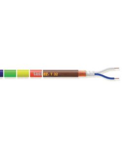 T32/VE CAVO MICROFONICO BILANCIATO PREMIUM  2 X0,22 MM² - VER. FLUO - 100 M