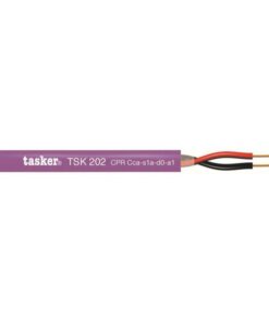 TSK202CPR CAVO EVAC - CERTIFICATO CPR CLASSE C -2 X 1,50 MM² - VIOLA - 100 M