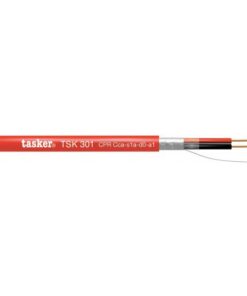 TSK301CPR CAVO INCENDI - CERT. CPR CLASSE C -2 X 1,00 MM² - ROSSO - 100 M