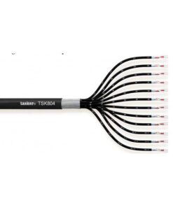 TSK802 CAVO MULTICOPPIA DIGITALE SCHERMATO 2 X2 X 0,14 MM² - NERO -100 M