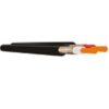 ACZZ101 PIATTINA SCHERMATA 2 X 0,12 MM - 100 M- OFC LOW NOISE