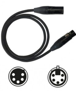 CZZDMX150P5 CAVO DMX XLR MASCHIO - XLR FEMMINA5 POLI, 1,5 M