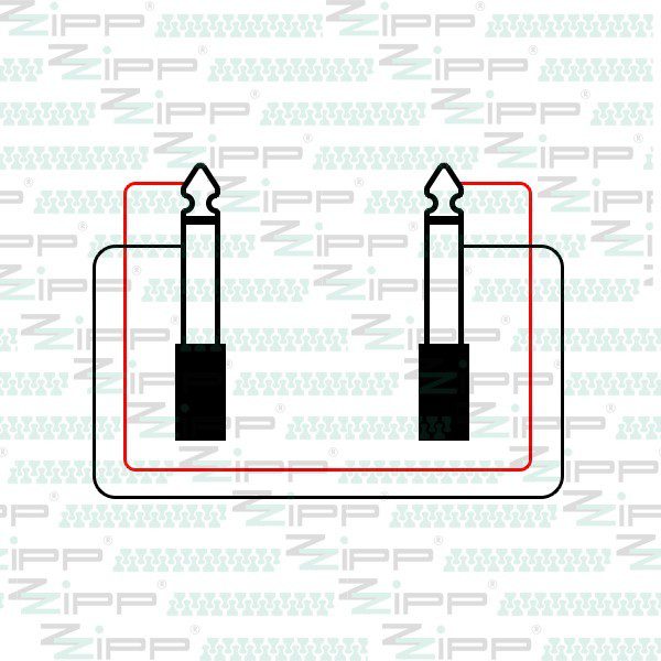 JAZZ015B SET 2 CAVI PER STRUMENTI 90' JACK/JACKCOLORE BLU 0,15 M