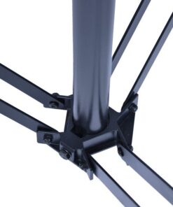 LSZZ022 STATIVO TELESCOPICO PER FARI CON MANOVELLA VERSIONE ROBUSTA IN ACCIAIO