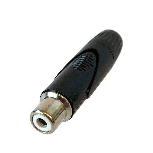 NRZZ001B CONNETTORE RCA VOLANTE - NERO