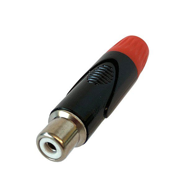 NRZZ001R CONNETTORE RCA VOLANTE - ROSSO