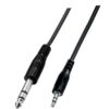 PEZZJ150 CAVO AUDIO MINI-JACK 3,5 STEREO-JACK 6,35 STEREO  1,5M