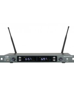 TXZZ422 SET DOPPIO RADIOMICROFONO UHF 2 X 48 CH- 606 - 630 Mhz