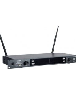 TXZZ424 SET DOPPIO RADIOMICROFONO UHF 2 X 48 CH- 606 - 630 Mhz