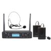 TXZZ520 SET DOPPIO RADIOMICROFONO UHF A FREQUENZA FISSA 674,20/694,00