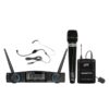 TXZZ582 SET DOPPIO RADIOMICROFONO UHF 48 CANALIPALMARE + BODYPACK