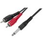 YEZZM150 CAVO AUDIO JACK 6,35 MONO-2 SPINOTTI RCA1,5 M