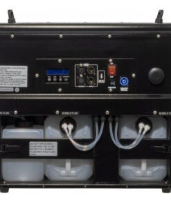 ZZBUBBLE4 MACCHINA DELLE BOLLE FUMOGENE A 4 USCITECON FLIGHTCASE