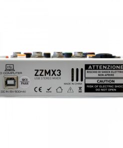 ZZMX3 MIXER COMPATTO 3 CANALI CON ALIMENTAZIONE USB