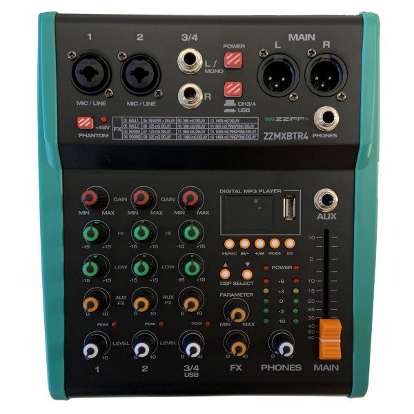 ZZMXBTR4 MIXER COMPATTO 4 CANALI CON MULTIEFFETTO