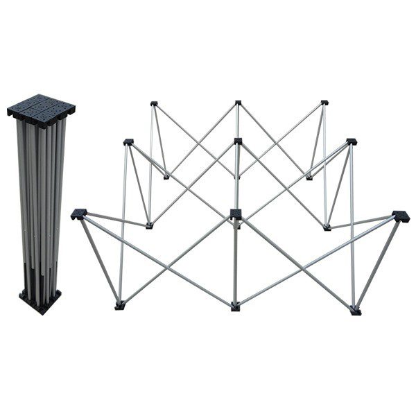 ZZTH60 BASE TELESCOPICA H 60CM PER PEDANA ZZTM100, TESTE DI APPOGGIO IN NYLON