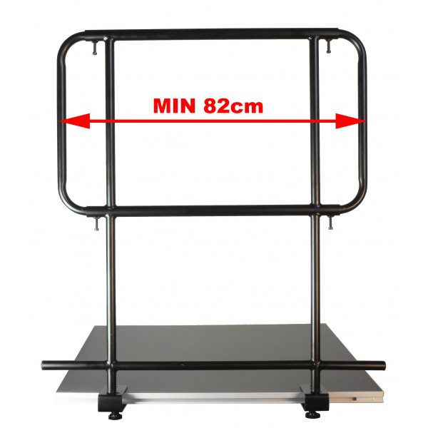 ZZTMQ100 Parapetto da 1mt per pedane modulari ZZIPP ZZTM series